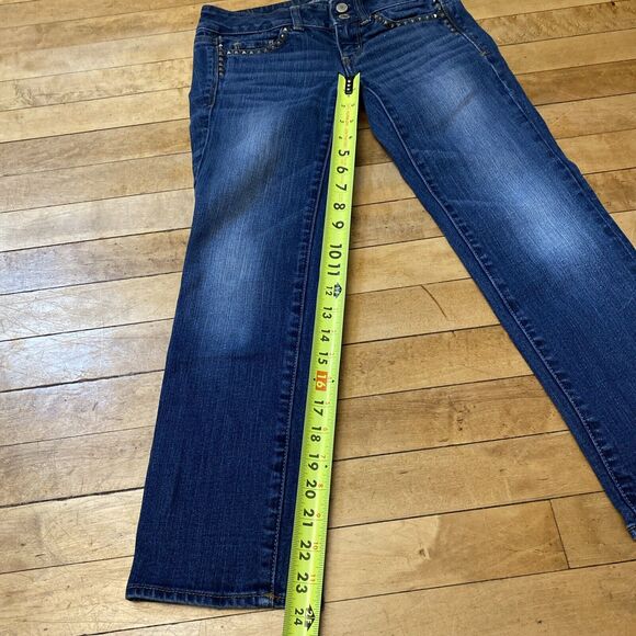 American Eagle Jeans Women’s Size 00 Regular Stretch Artist  Studs 1 Missing - Picture 4 of 14